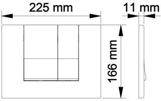 Инсталляция для унитаза Berges Novum F1 с кнопкой белый 040250